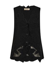 MOS MOSH TOP, MMDAIMA BRODIE TOP, BLACK